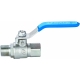 Double Lin Water Brass Ball Valves Male/Female - Long Handle - PN25